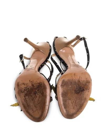 Pre-owned Valentino Garavani 95mm Polka-dot Print Sandals