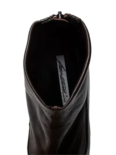 Pre-owned Brian Atwood  140mm Leather Booties