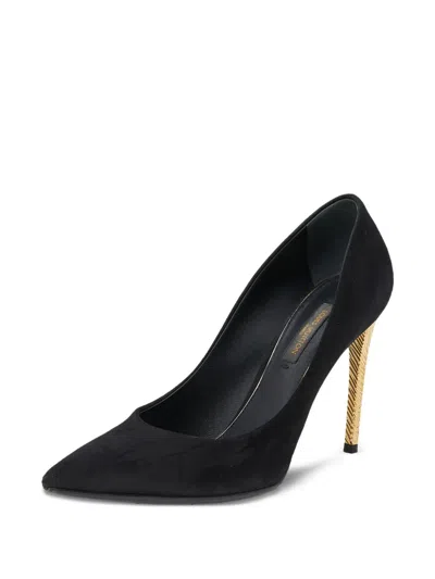 Pre-owned Louis Vuitton 90mm Pointed-toe Suede Pumps