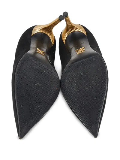 Pre-owned Louis Vuitton 90mm Pointed-toe Suede Pumps