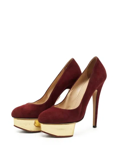 Pre-owned Charlotte Olympia  140mm Platform Pumps