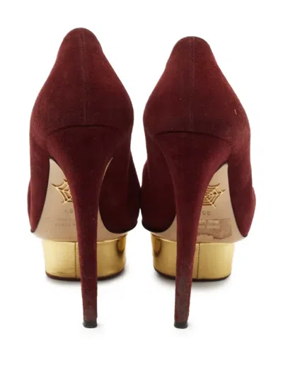 Pre-owned Charlotte Olympia  140mm Platform Pumps