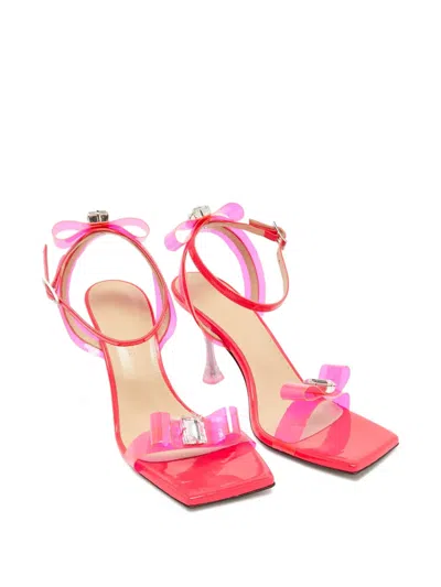 Pre-owned Mach&mach  95mm Transparent-strap Square-toe Sandals