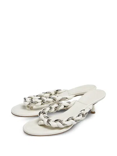 Pre-owned Bottega Veneta 60mm Chain-embellished Sandals