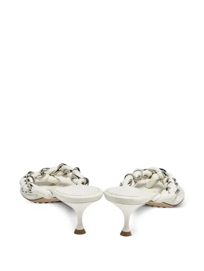 Pre-owned Bottega Veneta 60mm Chain-embellished Sandals