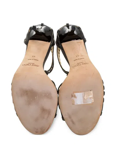 Pre-owned Jimmy Choo 110mm Cut-out Sandals