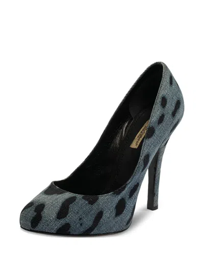 Pre-owned Dolce & Gabbana 120mm Denim Pumps