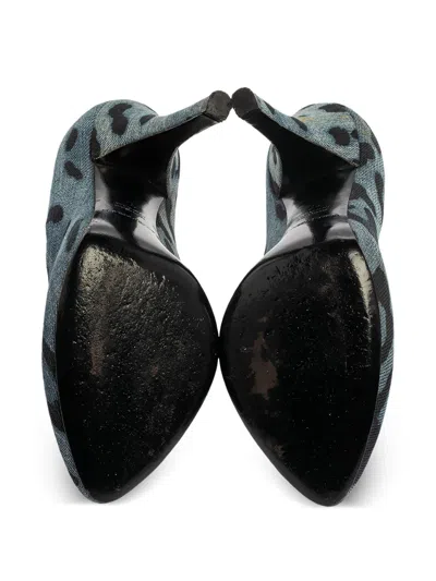 Pre-owned Dolce & Gabbana 120mm Denim Pumps