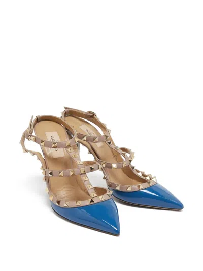 Pre-owned Valentino Garavani 110mms Rockstud Pumps