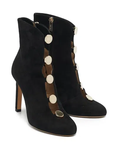 Pre-owned Jimmy Choo 80mm Suede Ankle Boots
