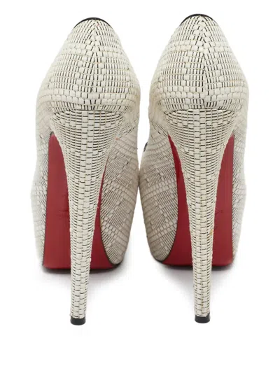 Pre-owned Christian Louboutin 155mm Daffodile Platform Pumps