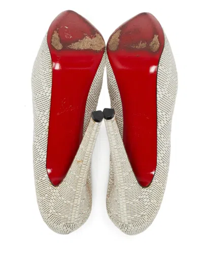 Pre-owned Christian Louboutin 155mm Daffodile Platform Pumps