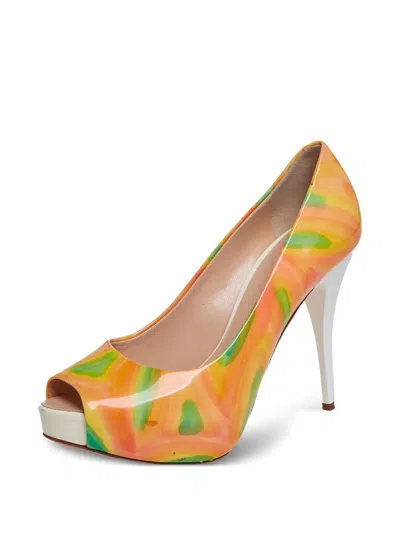 Pre-owned Giuseppe Zanotti Vintage  110mm Peep-toe Platform Pumps