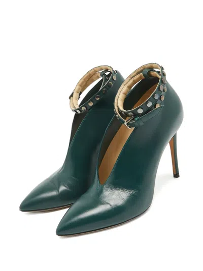 Pre-owned Jimmy Choo 95mm Leather Heeled Pumps