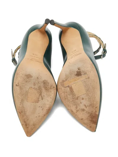Pre-owned Jimmy Choo 95mm Leather Heeled Pumps