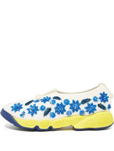 Pre-owned Dior Sequin-embellished Sneakers