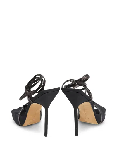 Pre-owned Manolo Blahnik 120mm Strappy Peep-toe Heels