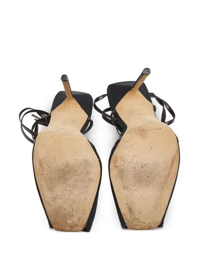 Pre-owned Manolo Blahnik 120mm Strappy Peep-toe Heels