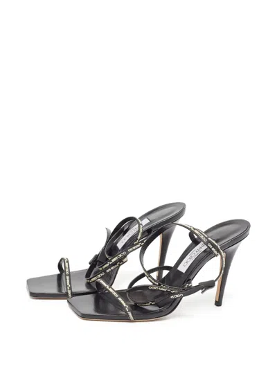Pre-owned Jimmy Choo 100mm Leather Sandals