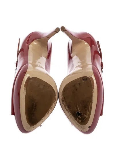 Pre-owned Miu Miu 125mm Leather Pumps