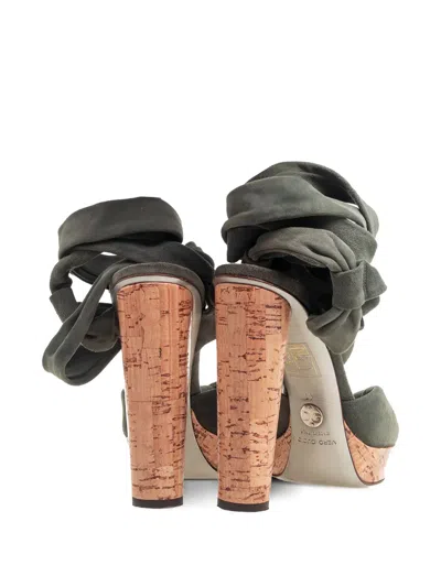 Pre-owned Dolce & Gabbana 125mm Suede Sandals