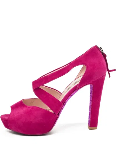Pre-owned Miu Miu 130mm Suede Pumps