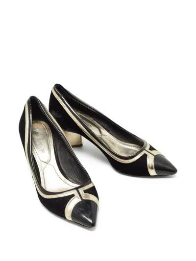 Pre-owned Nicholas Kirkwood  60mm Pointed-toe Block-heel Pumps