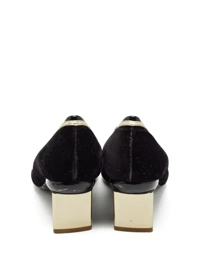 Pre-owned Nicholas Kirkwood  60mm Pointed-toe Block-heel Pumps