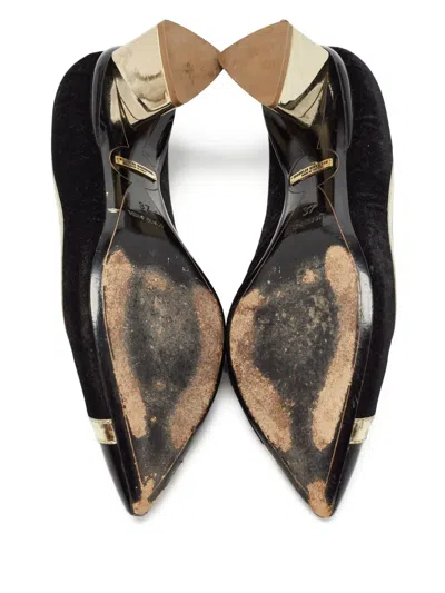 Pre-owned Nicholas Kirkwood  60mm Pointed-toe Block-heel Pumps