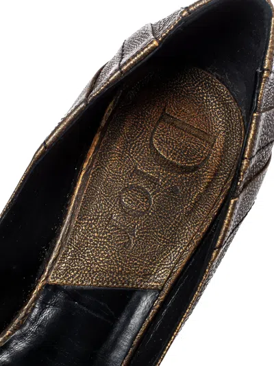 Pre-owned Dior 95mm Peep-toe Pumps