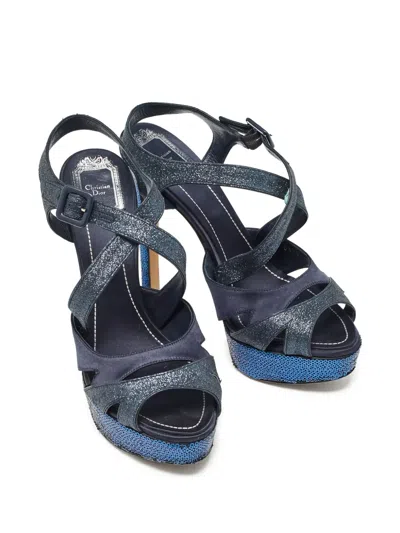 Pre-owned Dior 140mm Leather Sandals