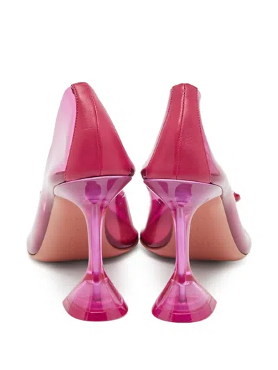 Pre-owned Amina Muaddi  105mm Rosie Transparent Pumps