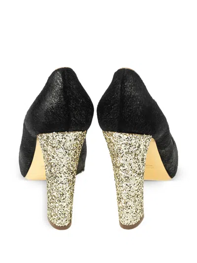 Pre-owned Miu Miu 115mm Glitter-detailed Pumps