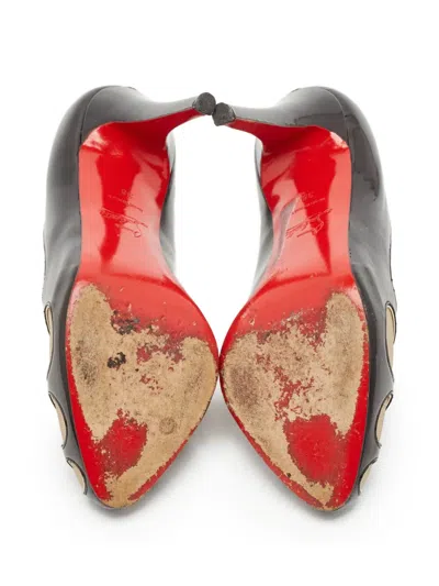Pre-owned Christian Louboutin Open-toe Cut-out Pumps