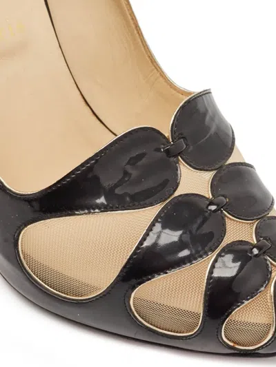 Pre-owned Christian Louboutin Open-toe Cut-out Pumps