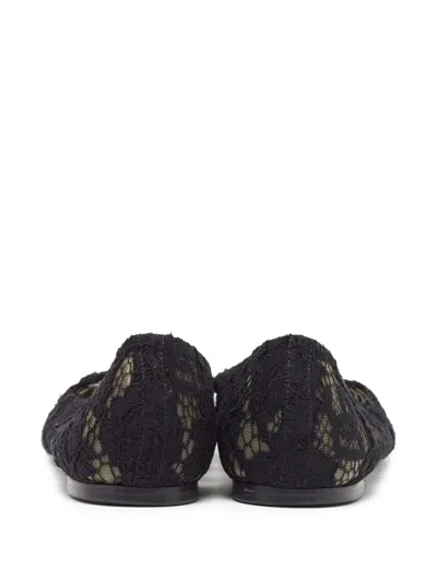 Pre-owned Dolce & Gabbana Lace Ballet Flats