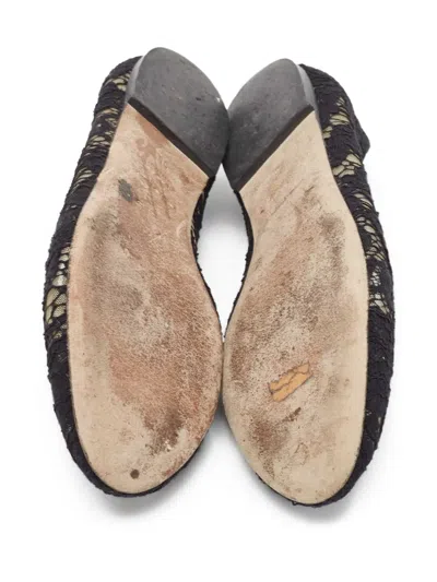Pre-owned Dolce & Gabbana Lace Ballet Flats