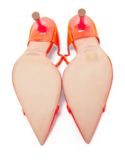 Pre-owned Malone Souliers 85mm Transparent Panel Pointed-toe Mules