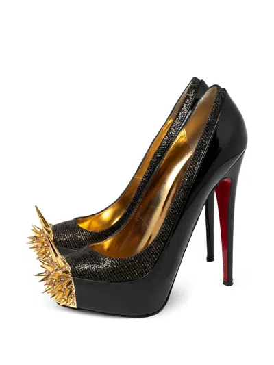 Pre-owned Christian Louboutin 145mm Asteroid Spike Pumps
