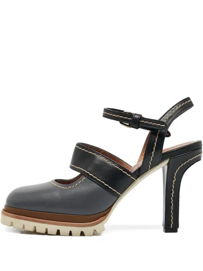 Pre-owned Marni 125mm Platform Heeled Pumps