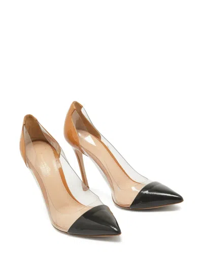 Pre-owned Gianvito Rossi  110mm Plexi Transparent-panel Pumps