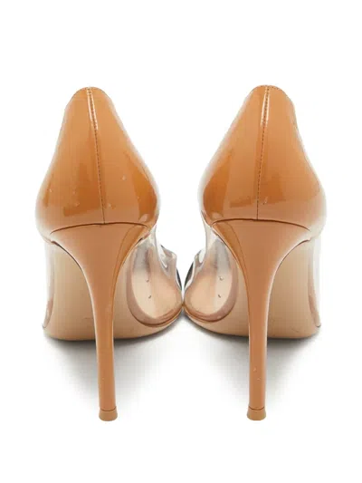Pre-owned Gianvito Rossi  110mm Plexi Transparent-panel Pumps