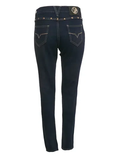 Pre-owned Versace Studded Jeans
