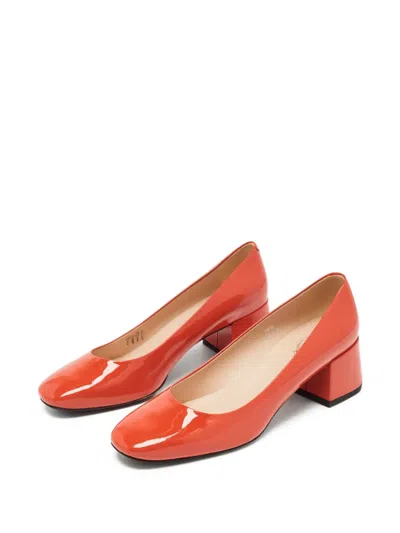 Pre-owned Tod's Vintage 55mm Block-heel Patent Pumps
