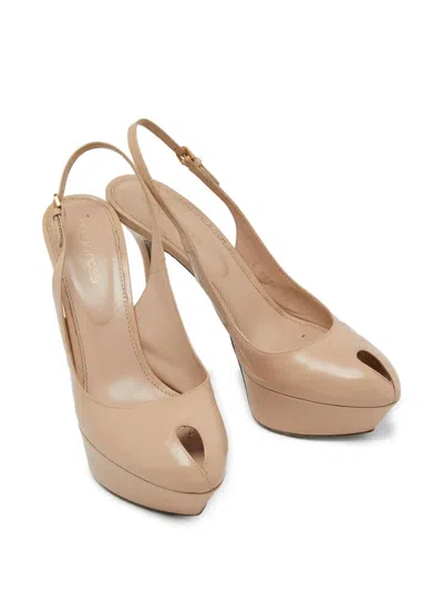 Pre-owned Sergio Rossi Vintage  Cut-out Platform Pumps
