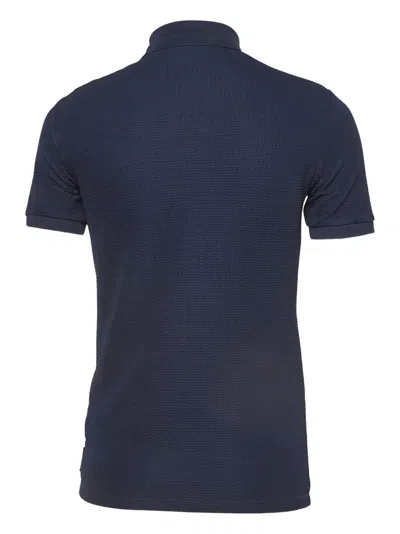Pre-owned Emporio Armani Textured Polo Shirt