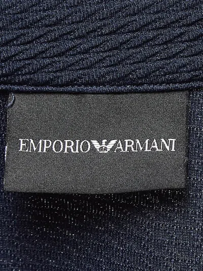 Pre-owned Emporio Armani Textured Polo Shirt