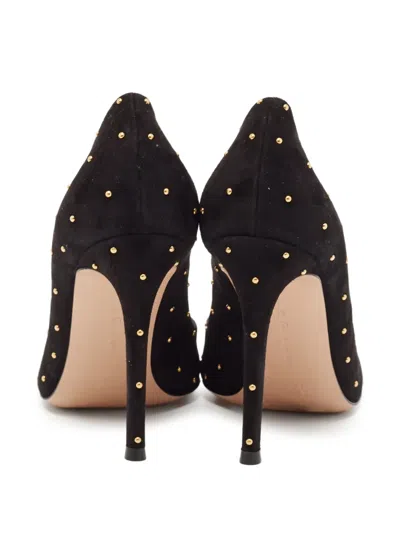 Pre-owned Gianvito Rossi  105mm Tyler Stud-embellished Pointed-toe Pumps