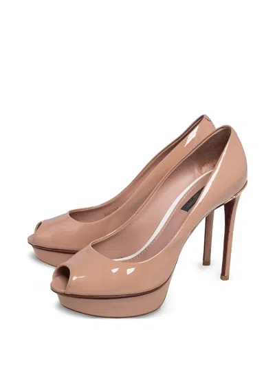 Pre-owned Louis Vuitton 120mm Patent-leather Pumps