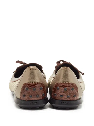 Pre-owned Tod's Vintage Patchwork Ballet Flats